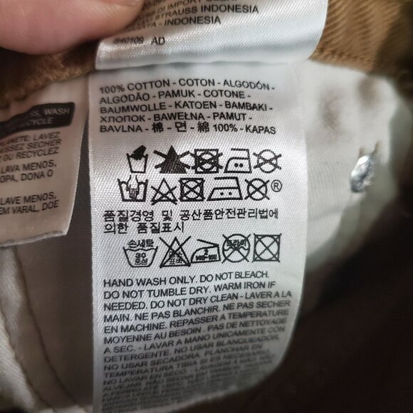 Levis Jeans Mens 31x30 Brown 541 Athletic Taper 100% Cotton Denim - Picture 3 of 9